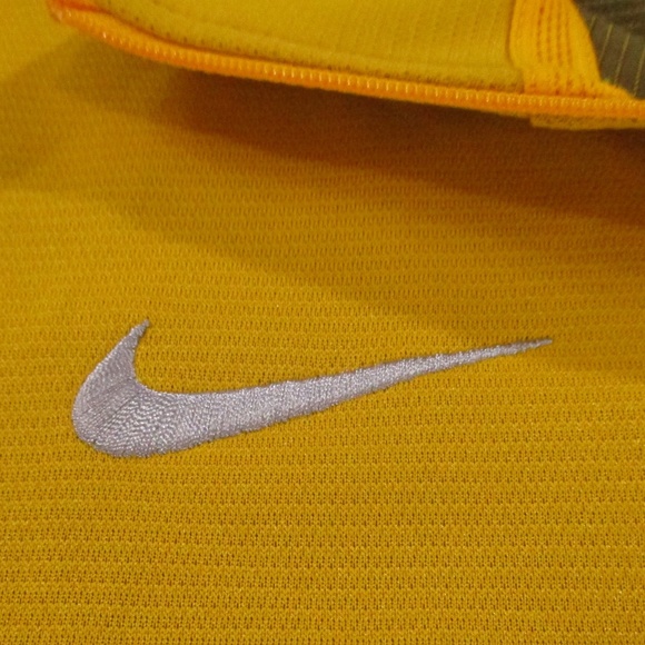 Valparaiso University Sweatshirt Men's Medium Yellow White 1/2 Zip Embroidered - Picture 5 of 10